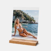 CLEAR! 🪧 Custom Acrylic Sign – Add Image or Text Acrylschild (Winkel)