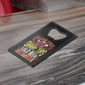 Clear Eyes Sharp Tips Cold Beer kann nicht verlier Geldbeutel Flaschenöffner