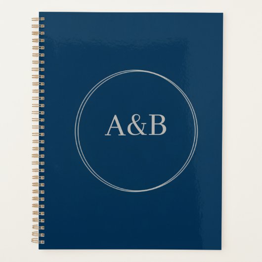 Clear Focus Geometric Design, Hard Cover, Black Sp Planer (Vorderseite)