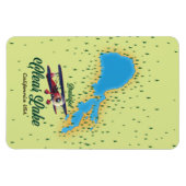Clear Lake California USA Map Magnet (Horizontal)