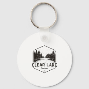 Clear Lake Indiana Outdoors Vintage  Schlüsselanhänger