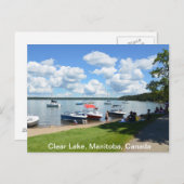 Clear Lake, National Park, Manitoba, Kanada Postkarte (Vorne/Hinten)