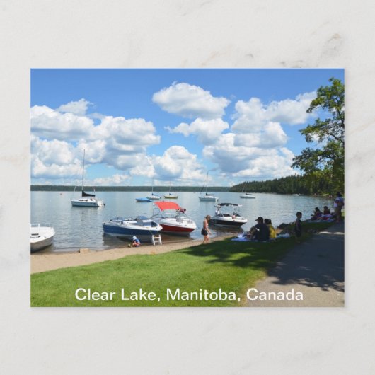 Clear Lake, National Park, Manitoba, Kanada Postkarte (Vorderseite)