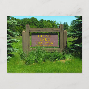 Clear Lake Staat Park, Iowa Postkarte
