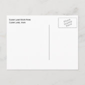 Clear Lake Staat Park, Iowa Postkarte (Rückseite)