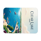 Clear Lake USA Magnet (Horizontal)