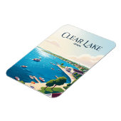 Clear Lake USA Magnet (Linke Seite)