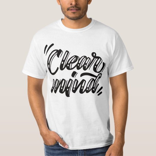 "clear mind" Yoga outfit T-Shirt (Vorderseite)