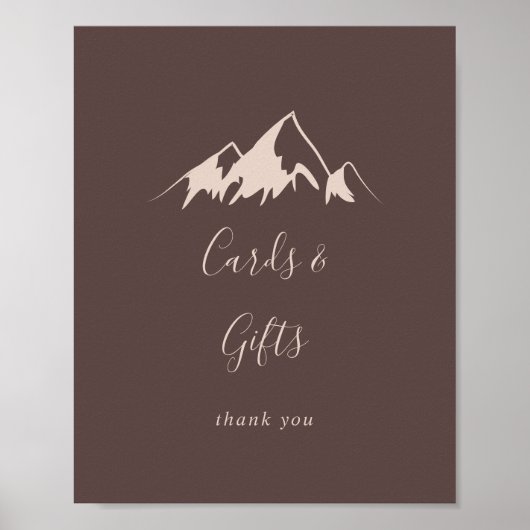 Clear Mountain Country Cards und Geschenke-Zeichen Poster (Vorne)