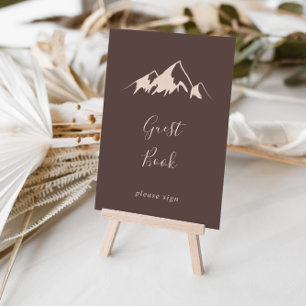 Clear Mountain Country Guest Book Sign Poster