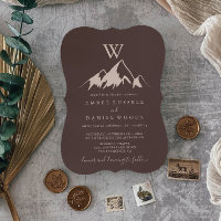 Clear Mountain Country Monogram Wedding