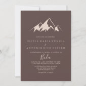 Clear Mountain Country Spanish Boda Wedding Einladung (Vorderseite)