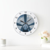 Clear Prop! Große Wanduhr (Zuhause)