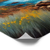 Clear River in Deep Canyon Poster (Ecke)