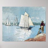 Clear Sailing Harbour Winslow Homer Poster (Vorne)