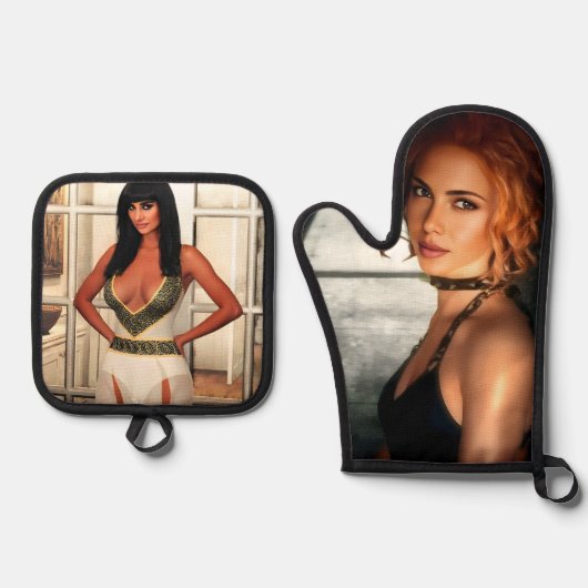 Clear Shadows and Back to That Special Place Ofenhandschuh & Topflappen-Set (Vorderseite)