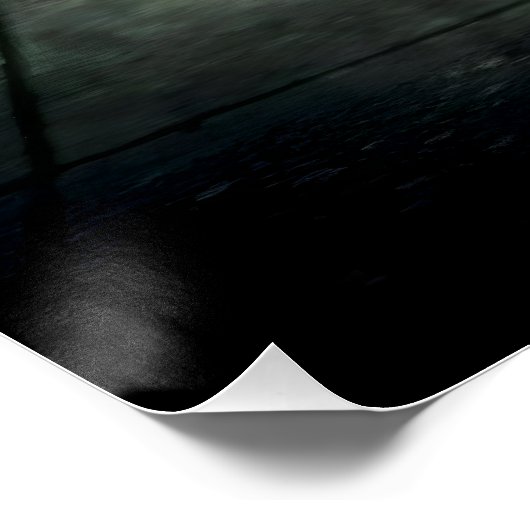 Clear Shadows glossy poster (Ecke)