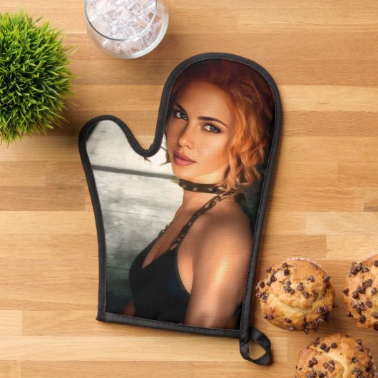 Clear Shadows oven mitt Ofenhandschuh (Oben unten)