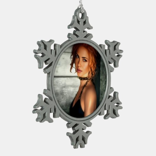 Clear Shadows Snowflake Ornament (Links)