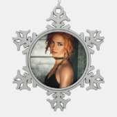 Clear Shadows Snowflake Ornament (Vorderseite)