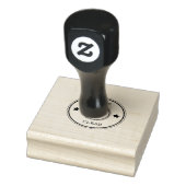 CLEAR Text Office Verpackung Eindruck Glitz Tinte Gummistempel (Stempel)