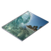 Clear Tropical Wave Palm Beach Foto Notizblock (Linke Seite)