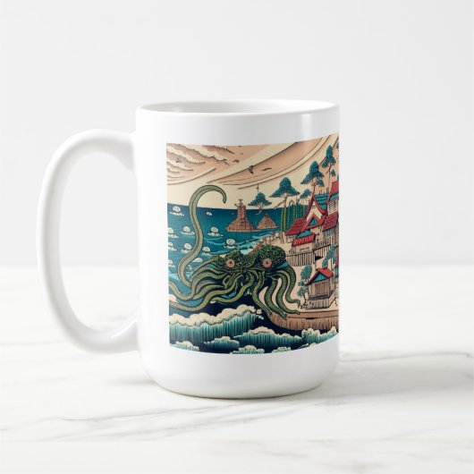 Clear with Possible Alien Invasions Mug Kaffeetasse (Links)