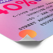 CLEARANCE SALE DISCOUNT POSTER (Ecke)