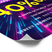CLEARANCE SALE DISCOUNT POSTER (Ecke)