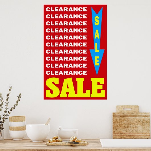 CLEARANCE SALE - EINZELPOSTER POSTER (Küche)