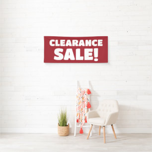 Clearance Verkauf! Red Banner