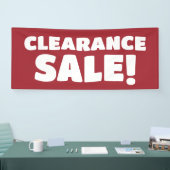 Clearance Verkauf! Red Banner (Messe)