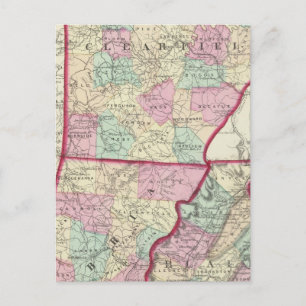 Clearfield, Cambria, Blair Landkreises Postkarte