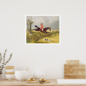 Clearing eines Ditch, 1839 (Öl auf Tafel) Poster (Küche)