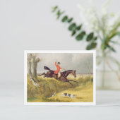 Clearing eines Ditch, 1839 (Öl auf Tafel) Postkarte (Stehend Vorderseite)