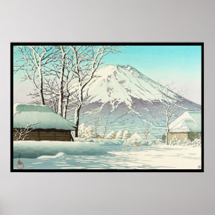 Clearing nach Schnee bei Oshiono Hasui Kawase Poster