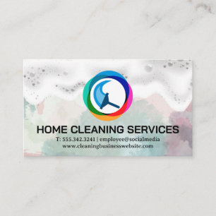 Clearing-Service-Squeegee-Logo   Seifenblasen Visitenkarte