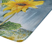 ClearSlice Sonnenblume Schneidebrett (Ecke)