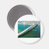CLEARWASSER BEACH FLORIDA MAGNET (Vorderseite/Rückseite)