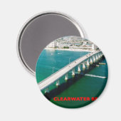 CLEARWASSER BEACH FLORIDA MAGNET (Vorderseite/Rückseite)