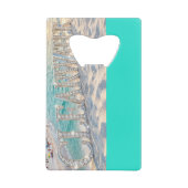 Clearwater Beach Edelstahlflaschenöffner Geldbeutel Flaschenöffner (Vorderseite)