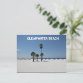 Clearwater Beach FL Postkarte (Stehend Vorderseite)