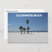 Clearwater Beach FL Postkarte (Vorne/Hinten)