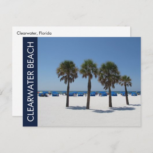 Clearwater Beach FL Postkarte (Vorne/Hinten)