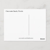 Clearwater Beach FL Postkarte (Rückseite)