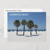 Clearwater Beach FL Postkarte (Vorne/Hinten)