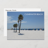 Clearwater Beach FL Postkarte (Vorne/Hinten)