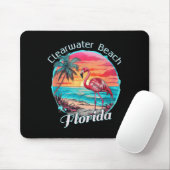 Clearwater Beach Florida Beach Flamingo Tropical S Mousepad (Mit Mouse)