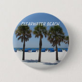Clearwater Beach, Florida Button (Vorderseite)