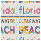 Clearwater Beach, Florida. Farbiges Textmuster Stoff (Nahaufnahme)